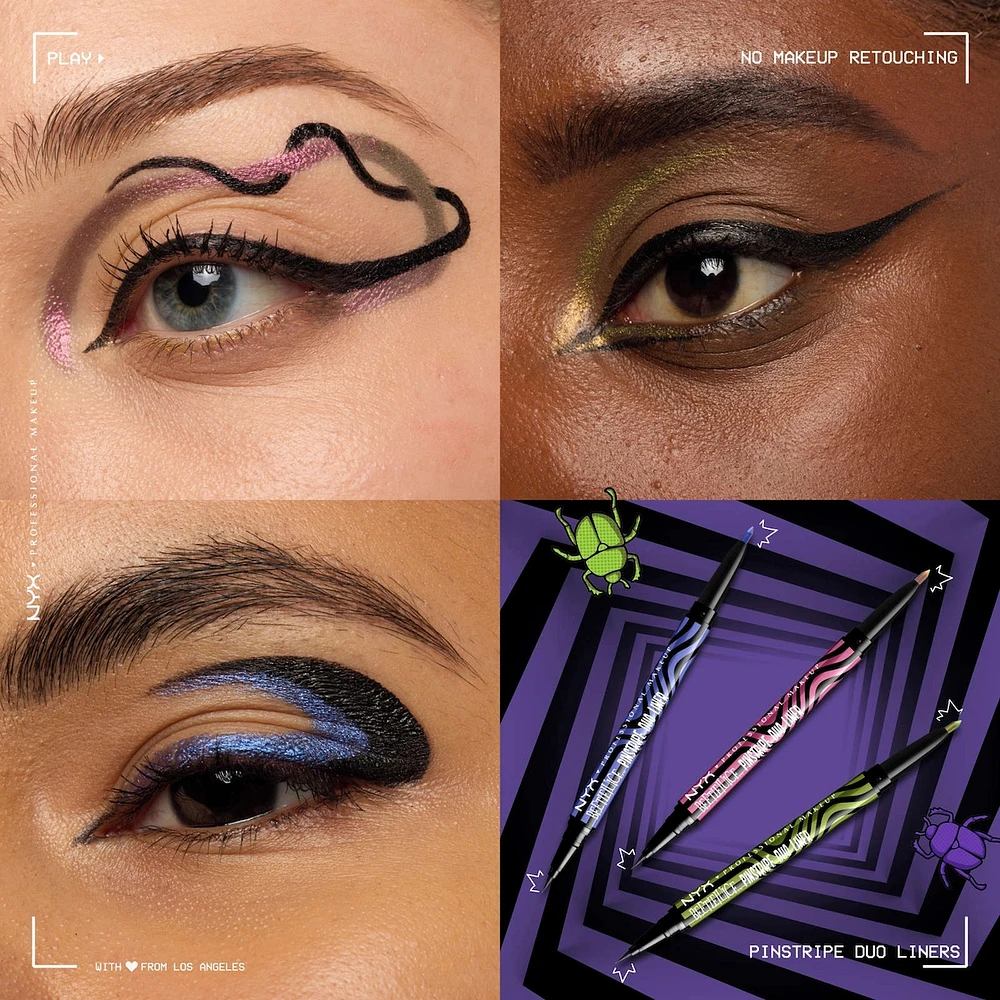 Beetlejuice Pin Stripe Duo, Dual ended Eyeliner