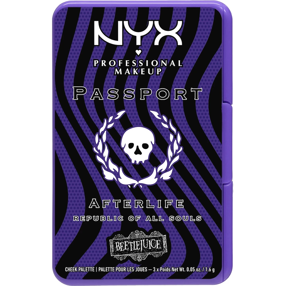 Beetlejuice Afterlife Passport Cheek Palette