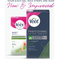 Veet® Professional™ Wax Strips, For Legs & Body, Dry Skin