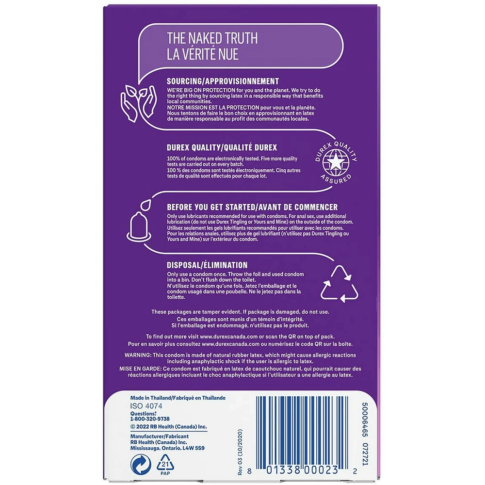 Sensi-Thin® XL, Condoms