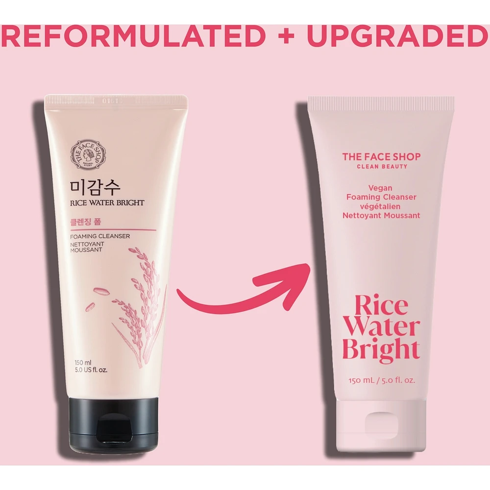 Rice Water Bright Vegan Cleansing Foam