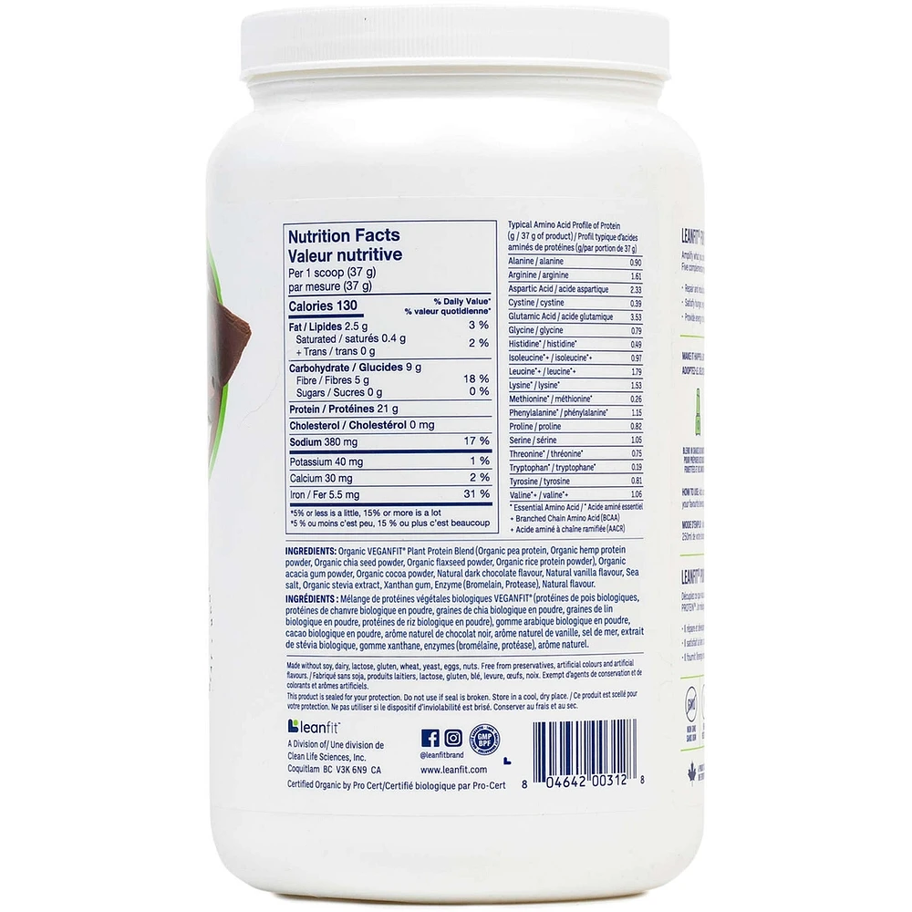 Organic Plant Protein Chocolate