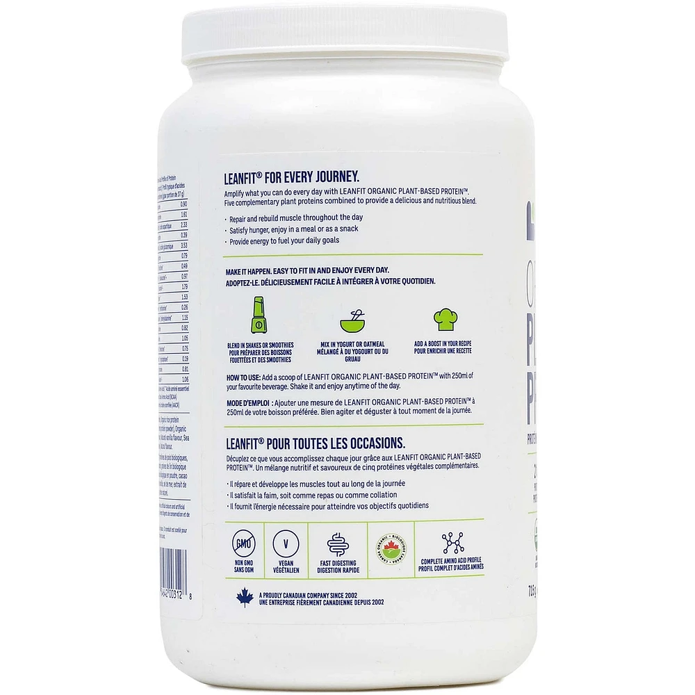 Organic Plant Protein Chocolate