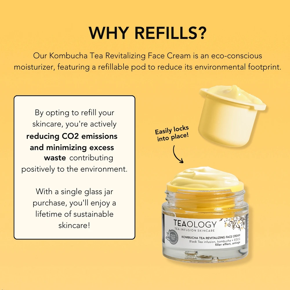 Kombucha Tea Revitalizing Face Cream| Refill