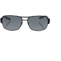 Lunettes solaires style sport chic Prada PS53NS noir mat