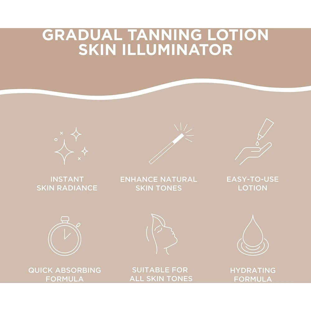 Gradual Tanning Lotion Skin Illuminator