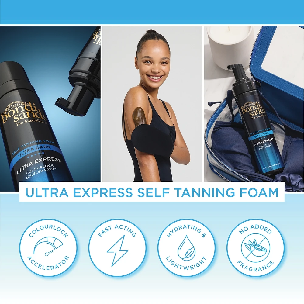 Bondi Sands Self Tanning Foam Ultra Express Ultra Dark 200ml