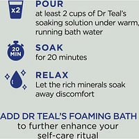 Salt Soak with Pure Epsom Salt, Cannabis Sativa Hemp Seed Oil