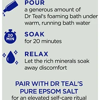 Foaming Bath with Pure Epsom Salt, Cannabis Sativa Hemp Seed Oil