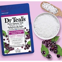 Pure Epsom Salt Soak, Black Elderberry with Vitamin D