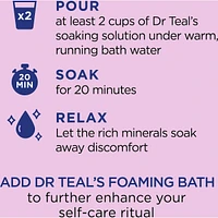 Pure Epsom Salt Soak, Black Elderberry with Vitamin D