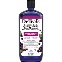 Foaming Bath with Pure Epsom Salt, Black Elderberry with Vitamin D and Essential Oils