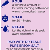 Foaming Bath with Pure Epsom Salt, Black Elderberry with Vitamin D and Essential Oils