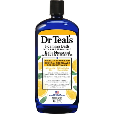 Foaming Bath With Pure Epsom Salt, Prebiotic Lemon Balm & Essential Oils