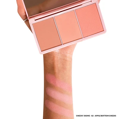 Cheeky Threesome - Blush Trio Just A Pinch