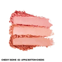 Cheeky Threesome - Blush Trio Just A Pinch