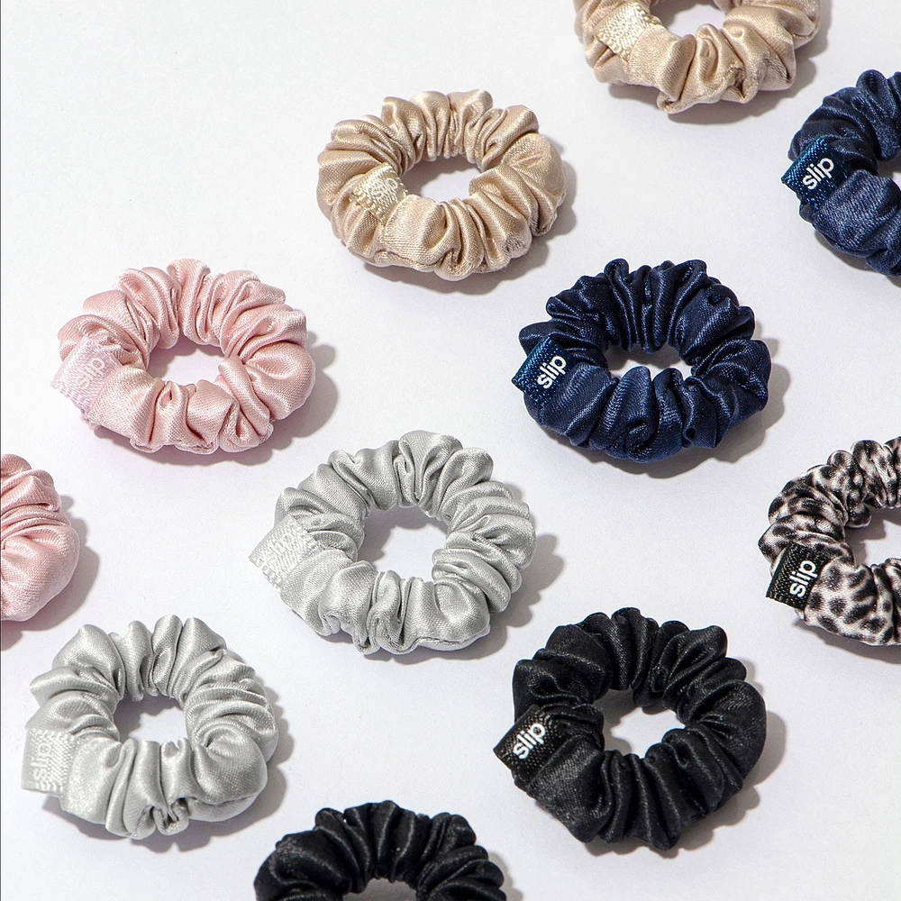 slip pure silk minnie scrunchies - classic