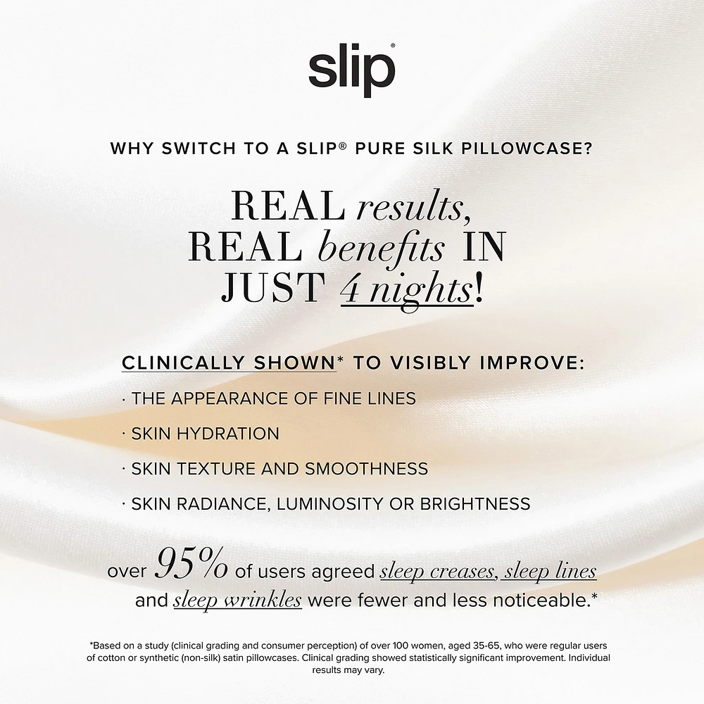 Pure Silk Queen Pillowcase - Petal