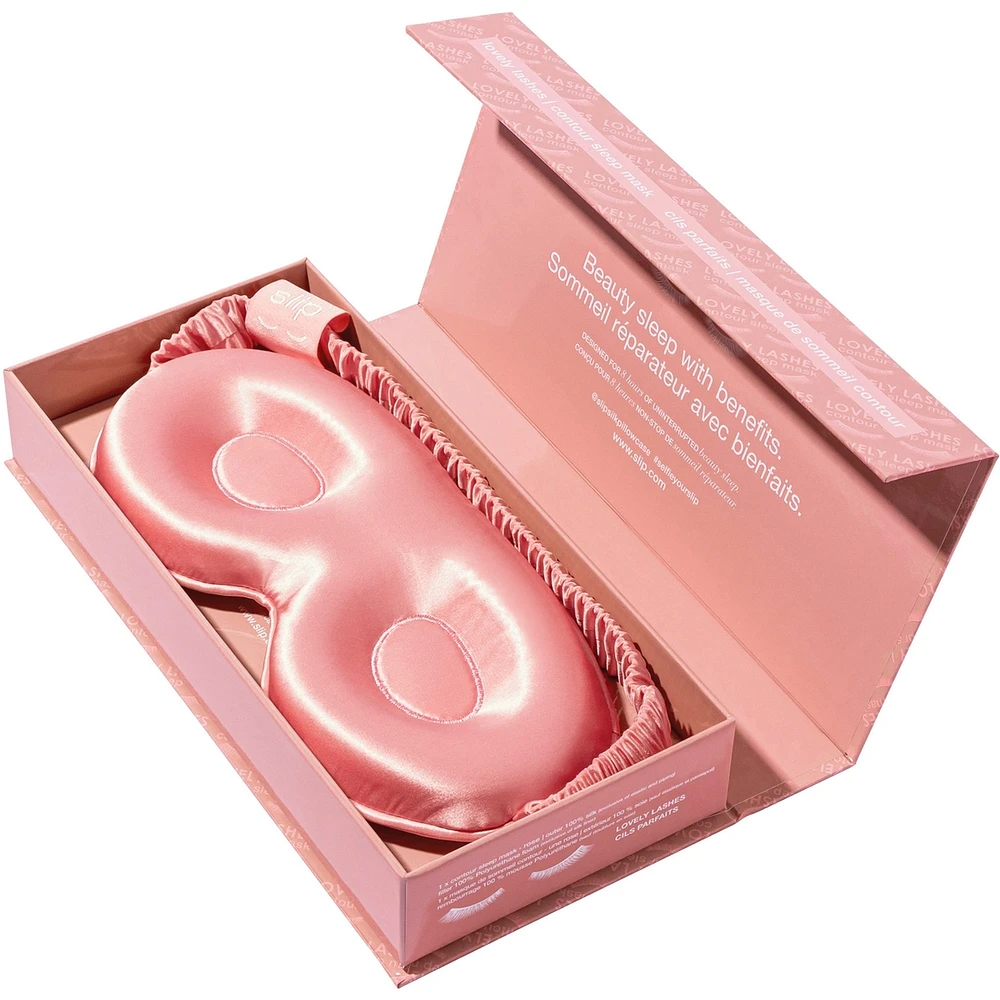 Pure Silk Contour Sleep Mask - Rose