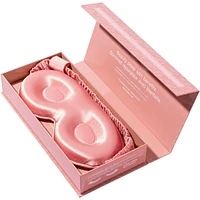 Pure Silk Contour Sleep Mask - Rose