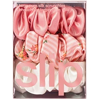 Pure Silk Large Scrunchies - Petal