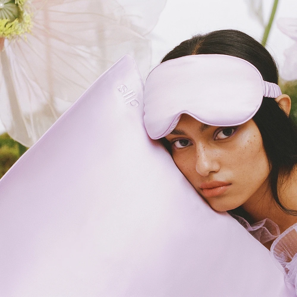 slip pure silk contour sleep mask - wildflower