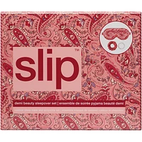 slip pure silk beauty sleepover set - demi