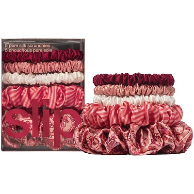 slip pure silk assorted scrunchies - harriet