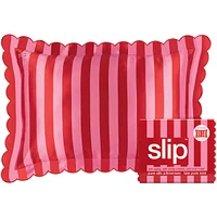slip pure silk queen pillowcase with scalloped edge