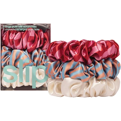 slip pure silk large scrunchies - midsummer