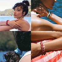 slip pure silk skinny scrunchies with complimentary pouch - high tide