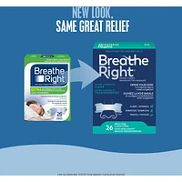 Nasal Strips Extra Clear 26 Clear Strips