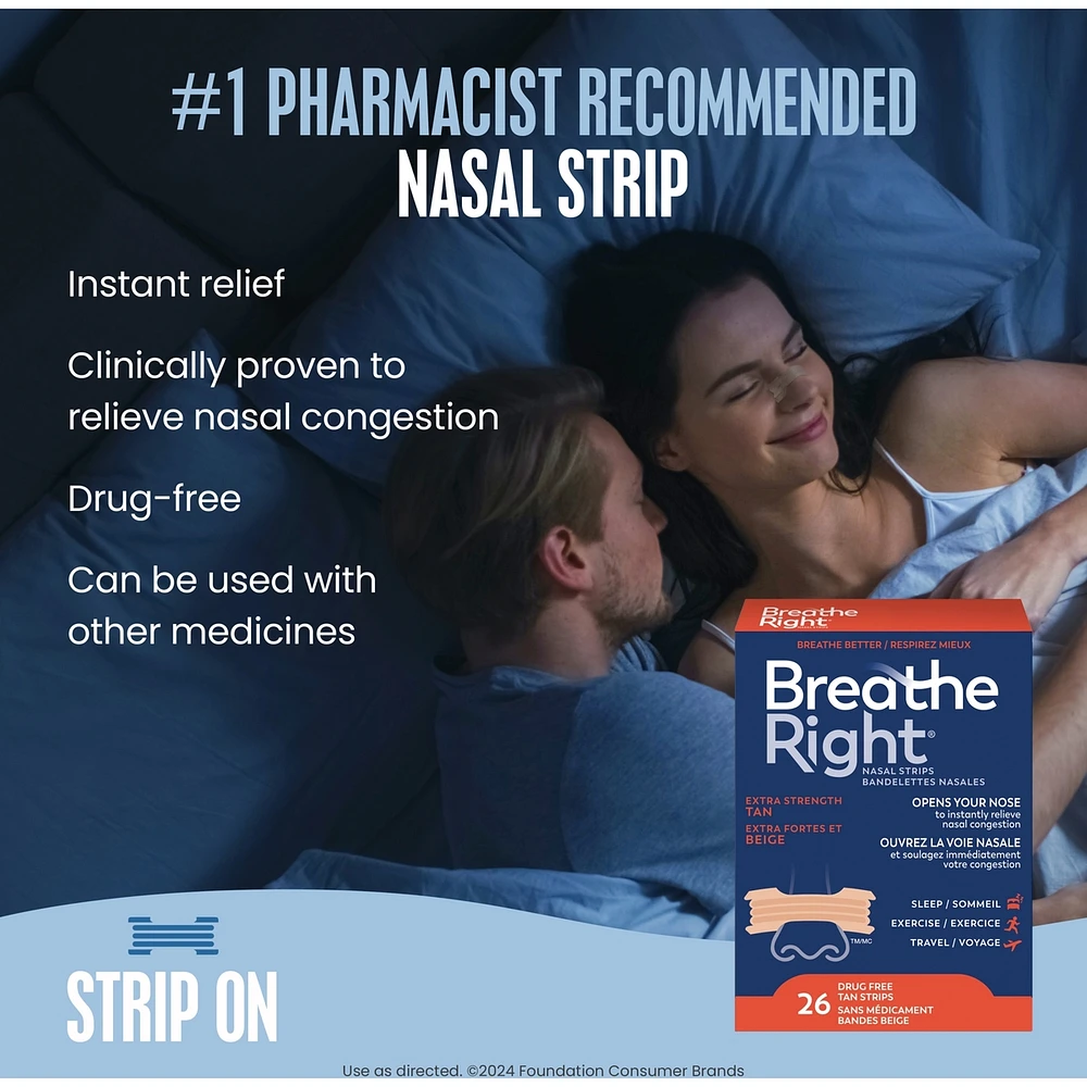 Nasal Strips Extra Strength Tan 26ct