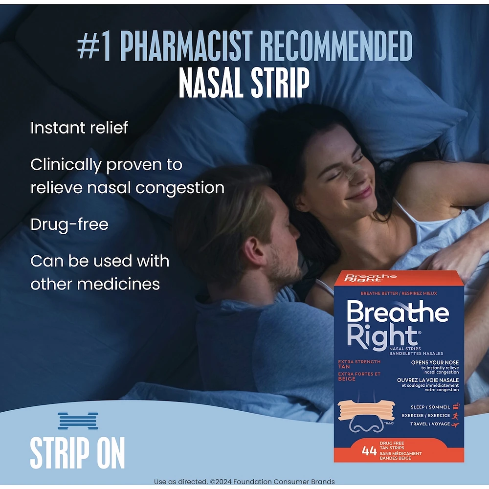 Nasal Strips Extra Strength Tan