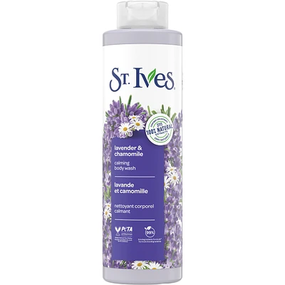 St. Ives Calming Body Wash for Women, Lavender & Chamomile, 22 fl oz