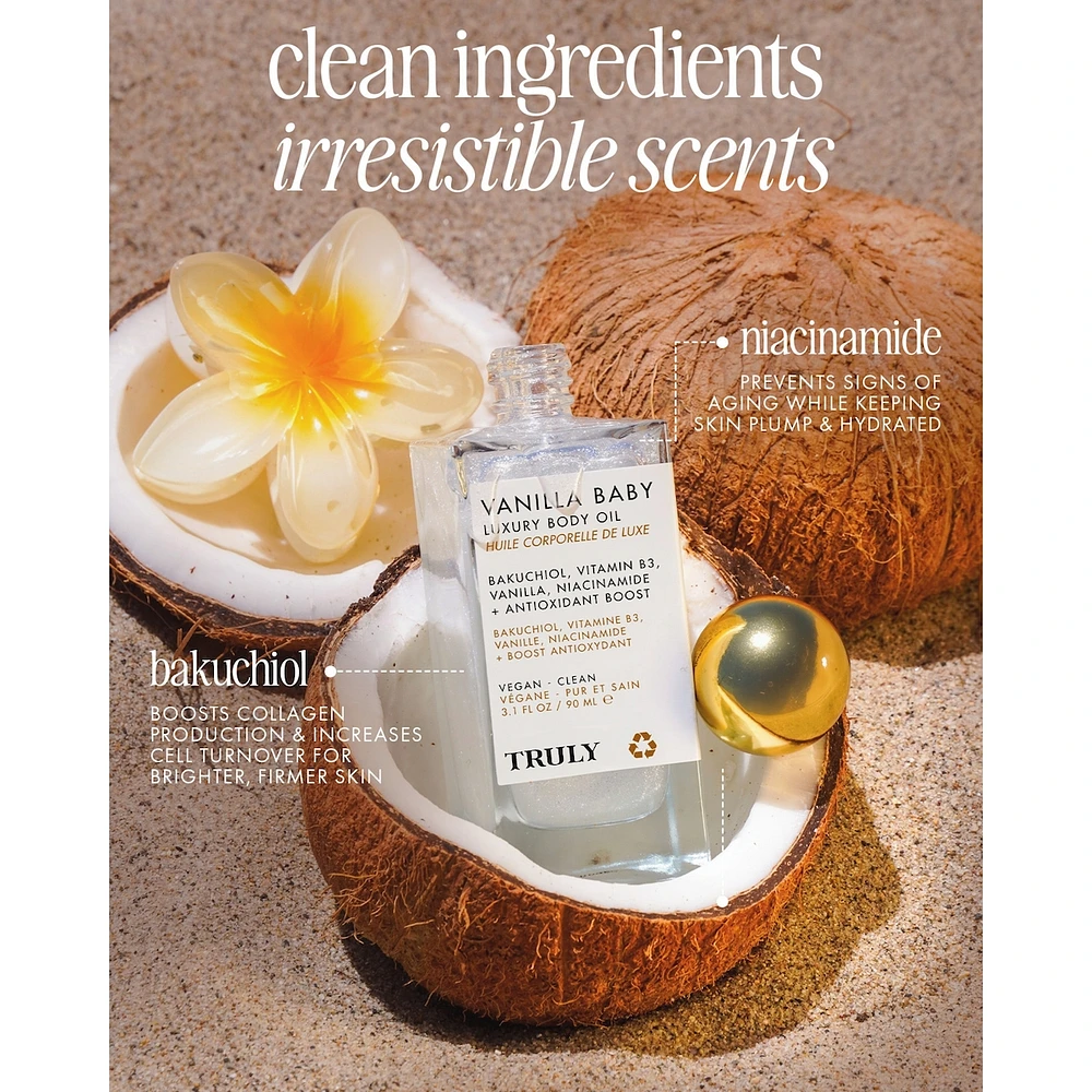 Truly Vanilla Baby Luxury Body Oil