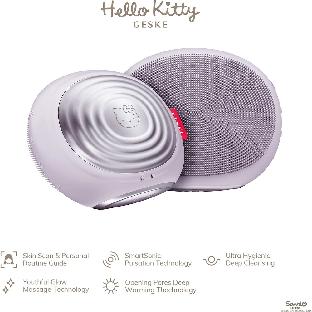 Hello Kitty Sonic Thermo Facial Brush (Purple)