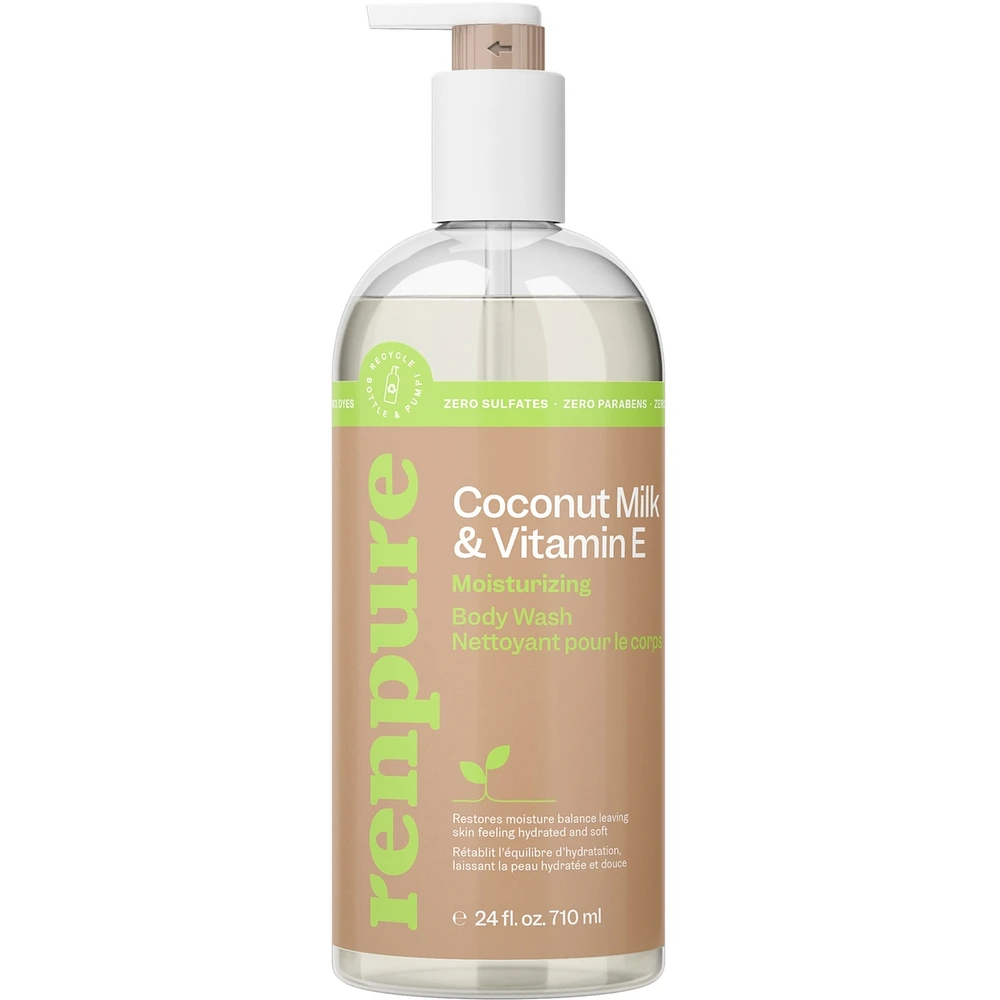 Renpure Coconut Milk & Vitamin E Moisturizing Body Wash