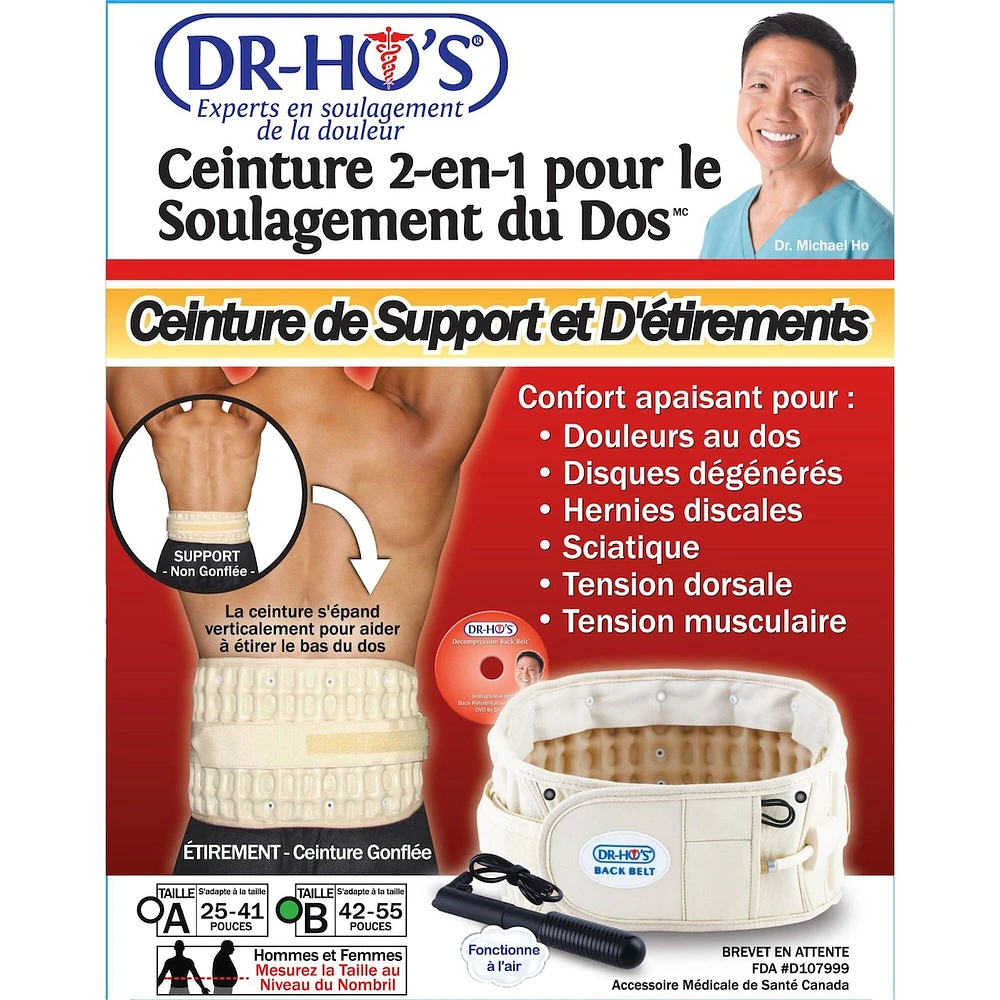 2-in-1 Back Relief Belt