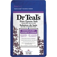 Salt Soak with Pure Epsom Salt, Soothe & Sleep with Lavender