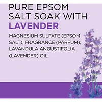Salt Soak with Pure Epsom Salt, Soothe & Sleep with Lavender