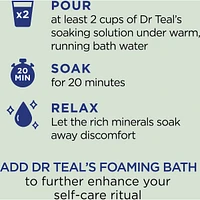 Salt Soak with Pure Epsom Salt, Relax & Relief with Eucalyptus & Spearmint