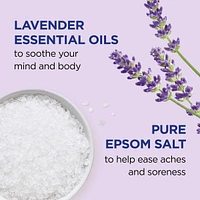 Foaming Bath with Pure Epsom Salt, Soothe & Sleep with Lavender Essential Oil