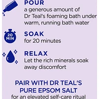 Foaming Bath with Pure Epsom Salt, Soothe & Sleep with Lavender Essential Oil