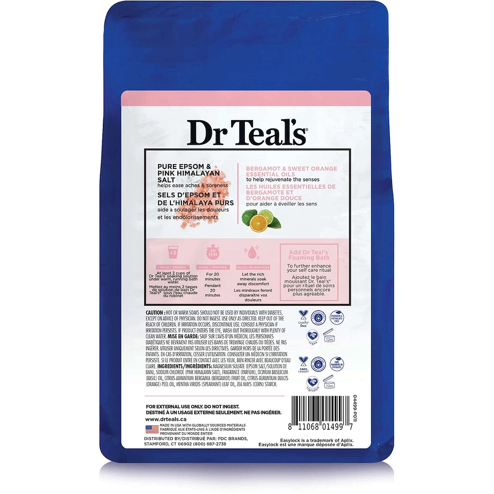 Pink Himalayan Mineral Soak, Restore & Replenish with Pure Epsom Salt & Essential Oils,  Restore & Replenish with Pink Himalayan Salt & Essential Oils
