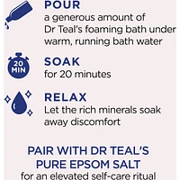 Foaming Bath with Pure Epsom Salt, Pink Himalayan Salt