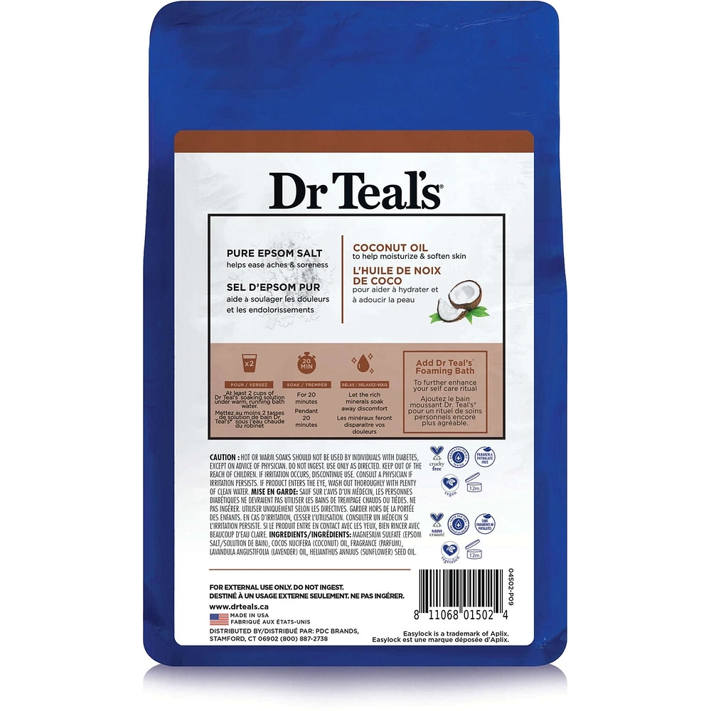 Pure Epsom Salt Soak, Nourish & Protect with Coconut Oil