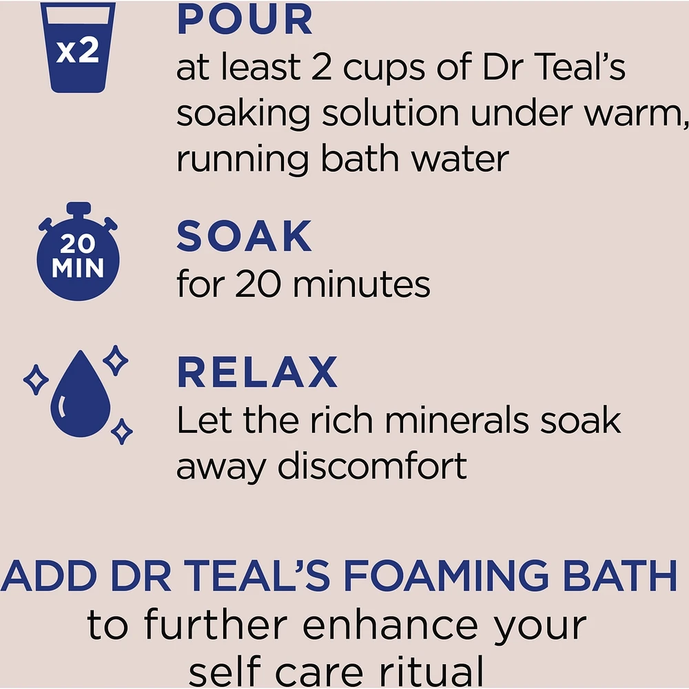 Pure Epsom Salt Soak, Nourish & Protect with Coconut Oil
