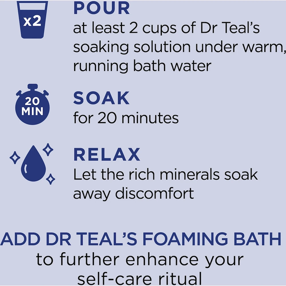 Pure Epsom Salt Soak, Fragrance Free