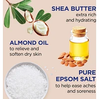 Pure Epsom Salt Soak, Soften & Moisturize with Shea Butter & Almond Oil
